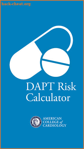 DAPT Risk Calculator screenshot