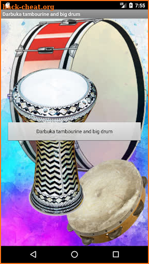 Darbuka  tambourine and big drum screenshot