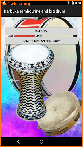 Darbuka  tambourine and big drum screenshot