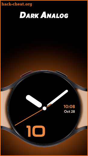 Dark Analog - Watch face screenshot