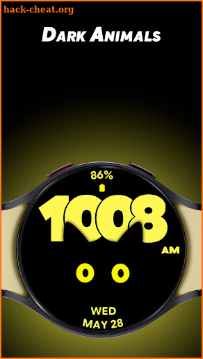 Dark Animals - Watch face screenshot