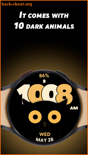 Dark Animals - Watch face screenshot
