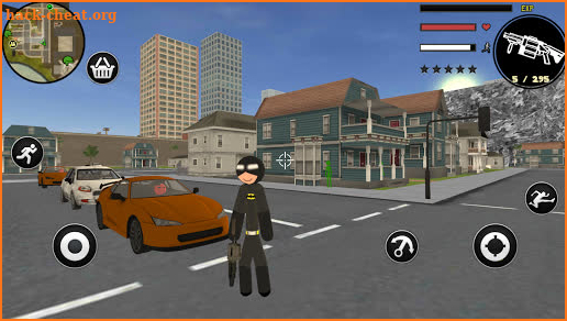 Dark Bat Stickman Rope Hero Gangstar Mafia Crime screenshot