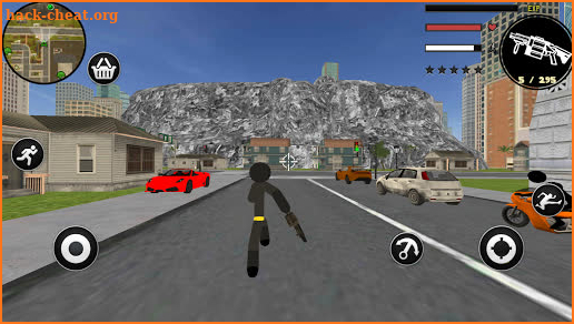 Dark Bat Stickman Rope Hero Gangstar Mafia Crime screenshot