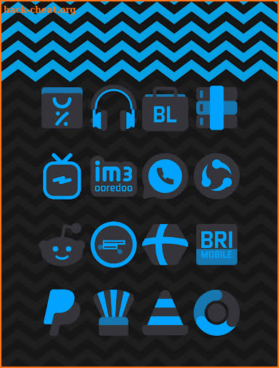 Dark Blue - Icon Pack screenshot