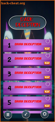 Dark Deception Horror Piano screenshot