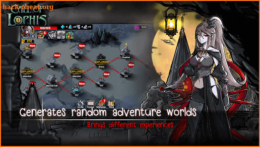 Dark Dungeon Survival -Lophis Fate Card Roguelike screenshot