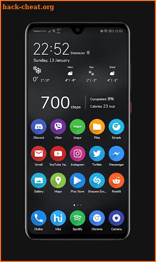 Dark EMUI 9 Theme for Huawei/Honor screenshot