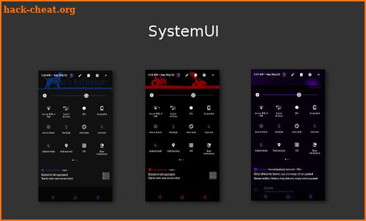 Dark Infusion Substratum Theme for N, O and Pie screenshot