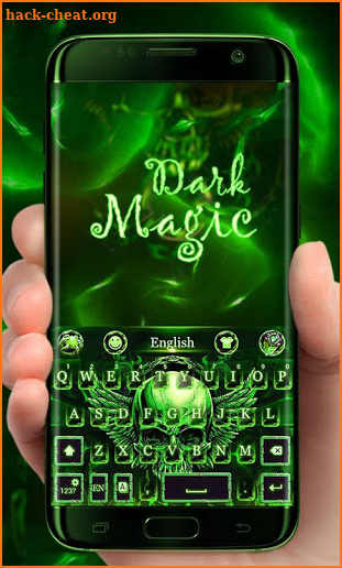 Dark Magic GO Keyboard Theme screenshot