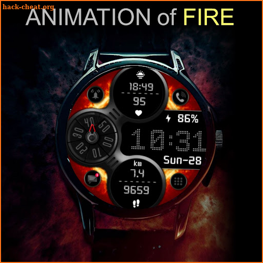 Dark Master Animation of Fire screenshot