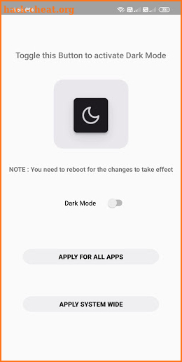 Dark mode - Enable dark mode screenshot