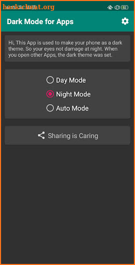 Dark Mode for Apps & Phone UI | Night Mode screenshot