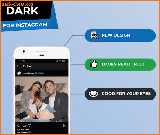 Dark Mode For Instagram screenshot