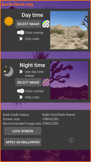 Dark Mode Live Wallpaper screenshot