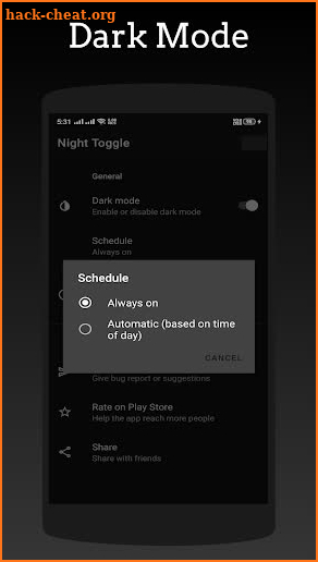 Dark Mode - Night Mode Toggle screenshot