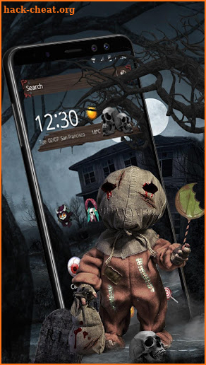 Dark Night Scary Doll Theme screenshot