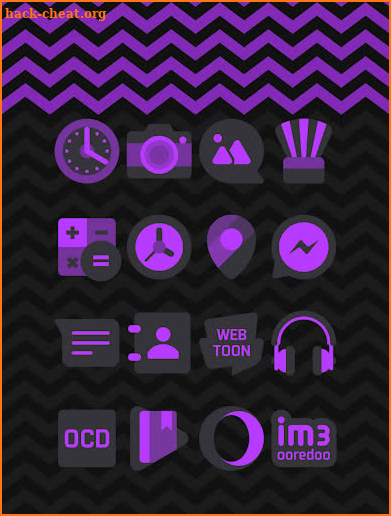 Dark Purple - Icon Pack screenshot