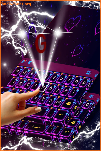 Dark Purple Keyboard screenshot