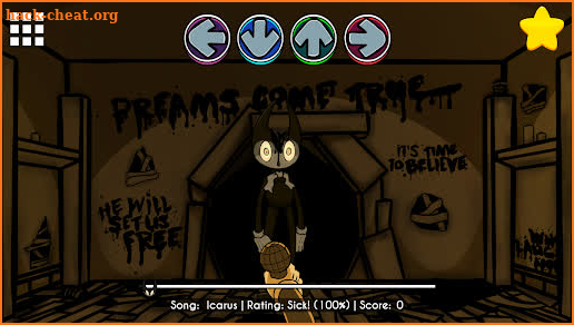 Dark Revival Bendy FNF Mod screenshot