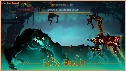 Dark Shadow Fighting - Legend Warrior Fight screenshot