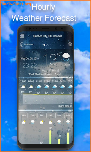 Dark Sky Weather : Rain Tracker App screenshot