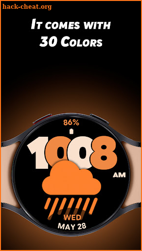 Dark Weather - Watch face screenshot