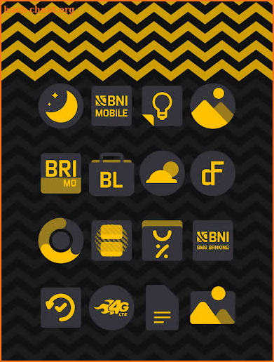 Dark Yellow - Icon Pack screenshot