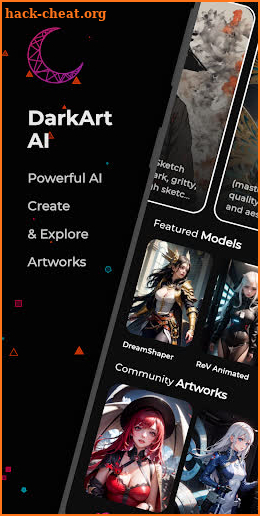 DarkArt - AI Art Generator screenshot