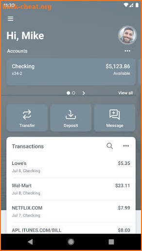 Dart Bank Mobile screenshot