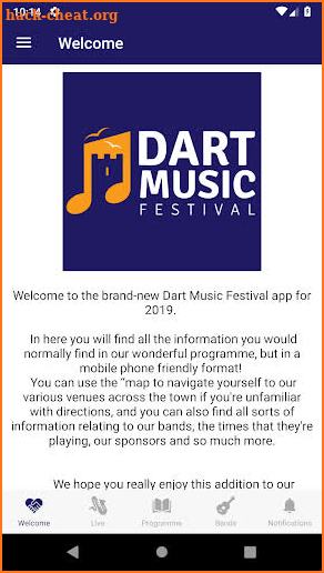 Dart Music Festival screenshot