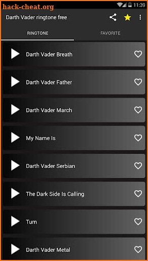 Darth Vader ringtone free screenshot