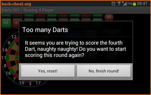 Darts 301 Scoring screenshot