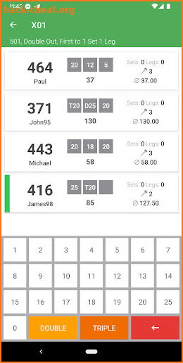 Darts Scoreboard: Scorekeeper screenshot