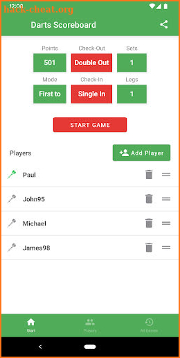 Darts Scoreboard: Scorekeeper screenshot