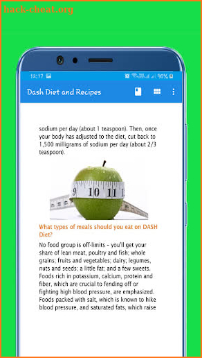 Dash Diet and Recipes screenshot