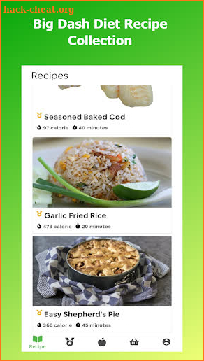 DASH Diet Prime: Cookbook, Food Chart, Recipes screenshot