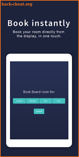 Dash - Meeting Room Display screenshot