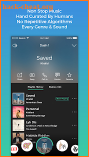 Dash Radio- Free Music, No Ads screenshot