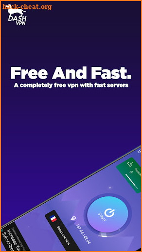 Dash VPN screenshot