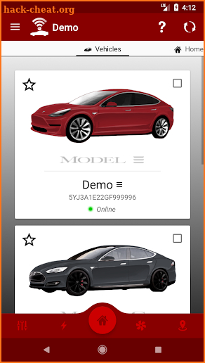 Dashboard for Tesla screenshot