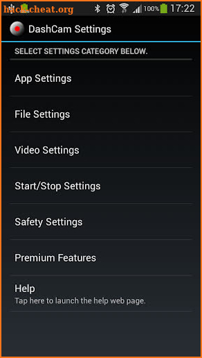 DashCam (Dashboard Camera) screenshot