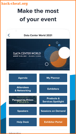 Data Center World 2021 screenshot