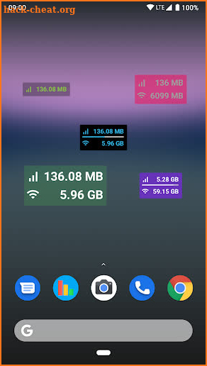 Data counter widget pro | data usage screenshot