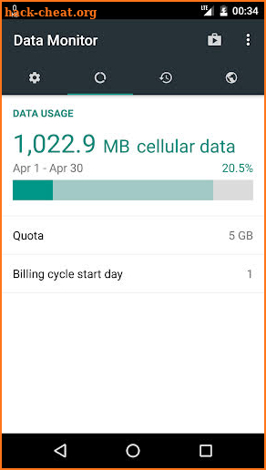 Data Monitor: Simple Net-Meter screenshot