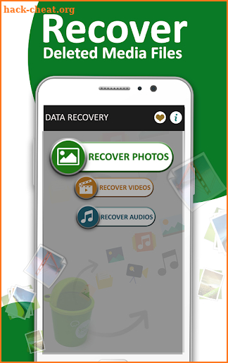 Data recovery for media files – storage recovery screenshot
