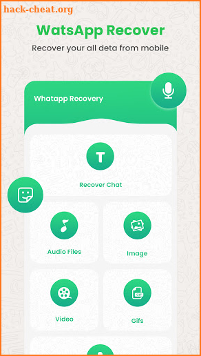 Data recovery for WhatsApp: Recover chats & images screenshot