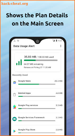 Data Usage Alert (Paid) screenshot