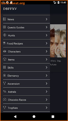 Database for FFXV screenshot