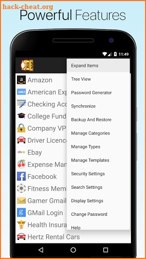 DataVault Password Manager screenshot